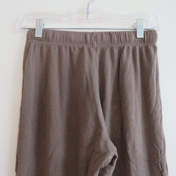 SPLITS59 Brooks Fleece Cropped Flare Pants in Lentil Athleisure Neutral Size XS - Picture 11 of 15